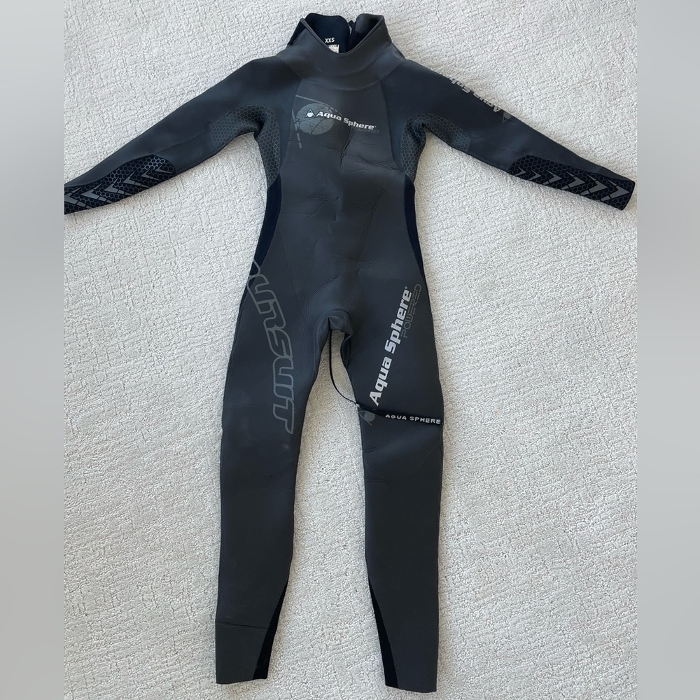 Aqua Sphere Full Body Wet Suit, Size XXS